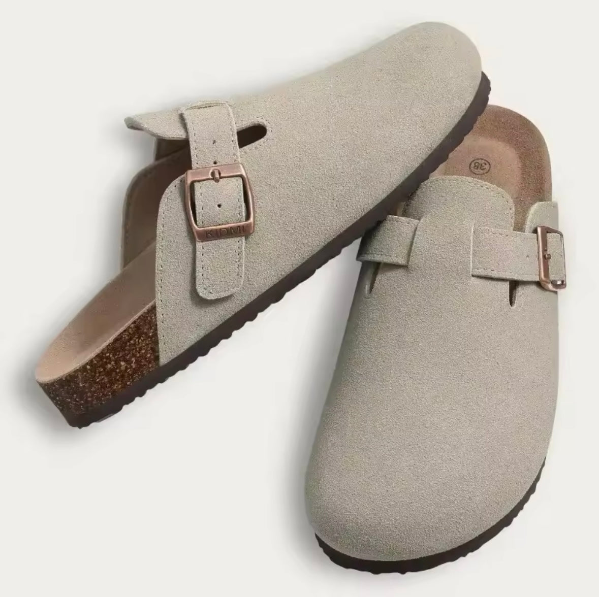 Men Mules Shoe with Arch Support Unisex Classic Beach Birkenstok Mens Shoes Men's Suede Sandals Retro