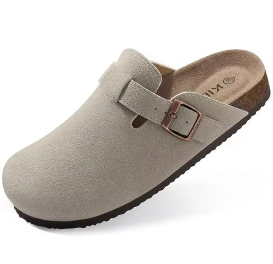 Men Mules Shoe with Arch Support Unisex Classic Beach Birkenstok Mens Shoes Men's Suede Sandals Retro