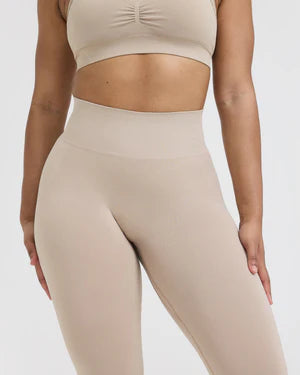 Effortless Seamless Leggings Mushroom Brown