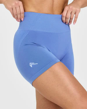 Effortless Seamless Shorts Light Blue